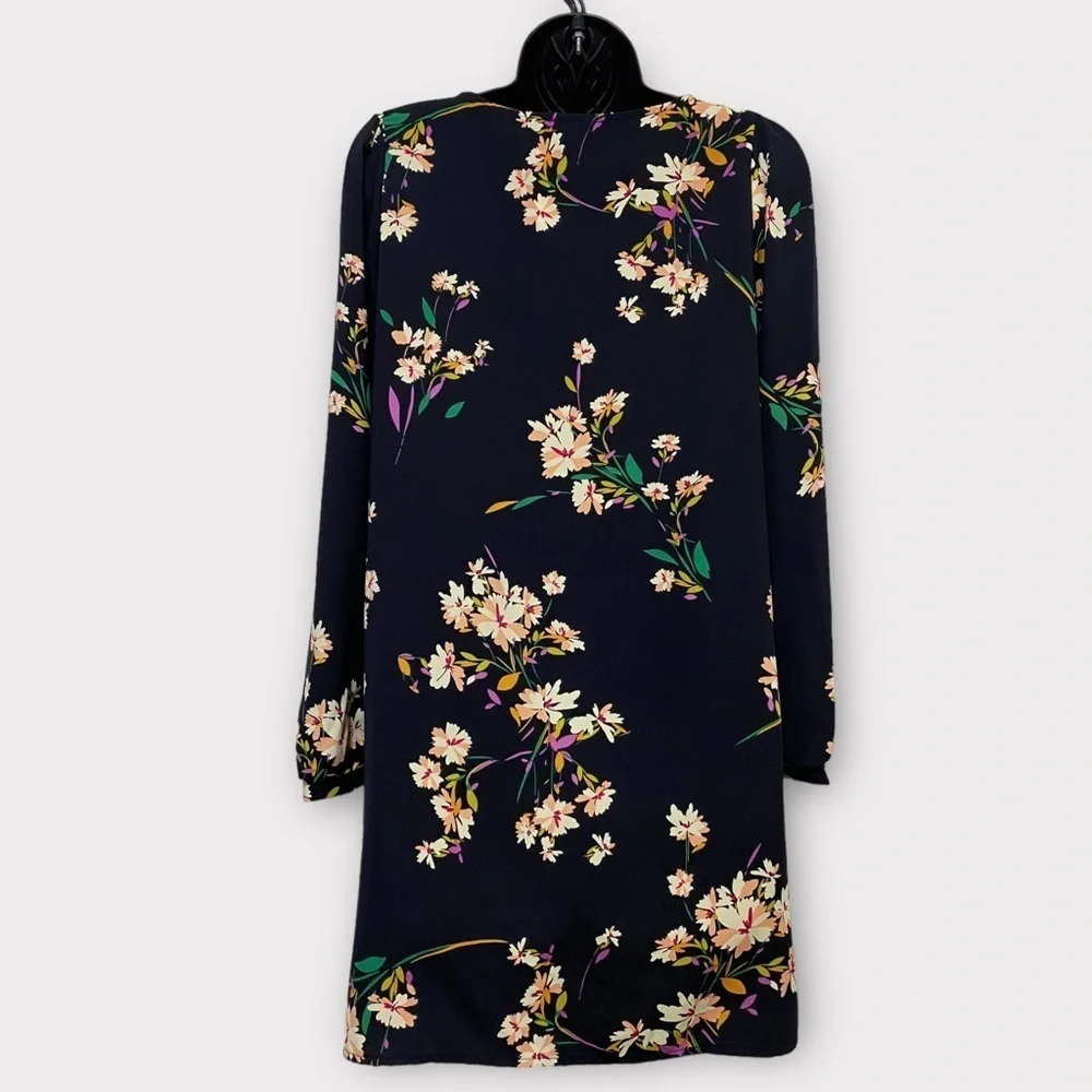 Lulus Herbaceous Babe Navy Blue Floral Shift Dress Size XS Style# KD4733 NEW - Picture 3 of 8